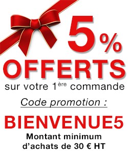 Offre de bienvenue pour votre première commande
