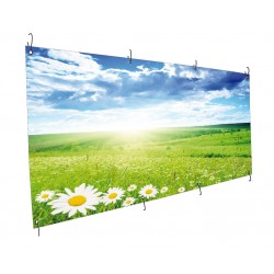 Banderole bâche semi-mate 450g - M1 - Utilisation moyenne durée