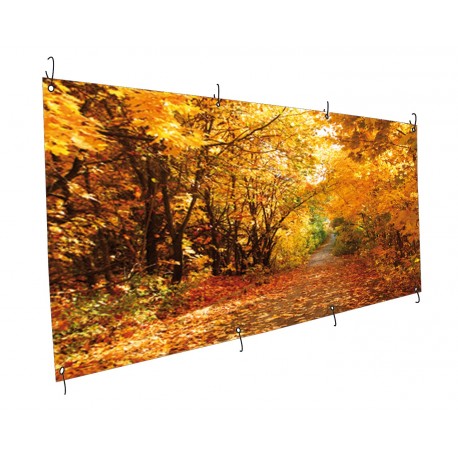 Banderole bâche mate 530g - M1 - Utilisation longue durée
