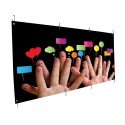 Banderole bâche fine semi-mate opaque 325g - M1 - Utilisation courte durée