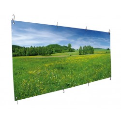 Banderole bâche opaque mate Recto Verso 510g - M1 - Utilisation courte durée