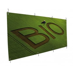 Banderole bâche opaque mate Recto Verso 530g - M1 - Utilisation longue durée