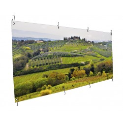Banderole bâche opaque semi-mate Recto Verso 630g - M2 - Utilisation longue durée