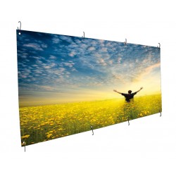 Banderole bâche Backlit satinée 460g - M1 - Utilisation moyenne durée