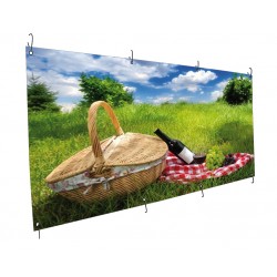 Banderole bâche brillante Backlit 650g - Utilisation moyenne durée