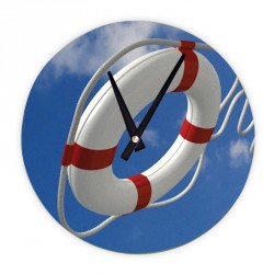 Horloge mural en aluminium Ø 200 mm