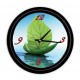 Horloge murale avec couvercle Ø 200 mm, Couleur du cadre Noir