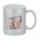 Mug en céramique aspect metal