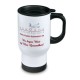Tasse thermos en acier inoxydable couleur blanche