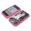 Coque pour Iphone 4 & 4S SMART-COVER CLIP avec plaque Chromaluxe
