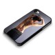 Coque pour Iphone 4 & 4S SMART-COVER STICK avec plaque Chromaluxe