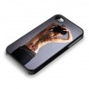 Coque pour Iphone 4 & 4S SMART-COVER STICK avec plaque Chromaluxe