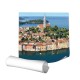 Affiche carrée plastifiée grand format 100 x 100 cm
