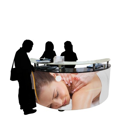 Comptoir promotionnel grand format Aaeton