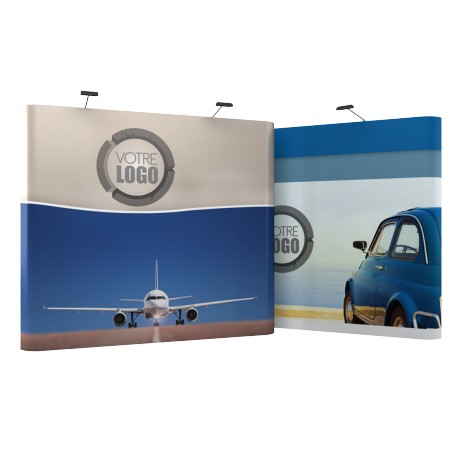 Stand parapluie droit Geonosis - 2 x 3 - double face