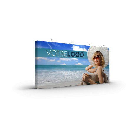 Stand parapluie grand format - Droit - 6 x 3 - Tissu