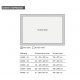 Cadre aluminium Almak format 50 x 70cm