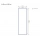Cadre lumineux grand format Algedi (double face)