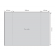 Comptoir promotionnel Abraxas - 127 x 97cm
