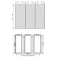 Mur d'image modulaire - 330,9 x 201,4 cm