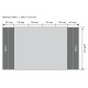 Stand parapluie droit Geonosis - 4 x 3 - PVC