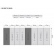 Stand parapluie mini - double face - courbé - 3 x 3 - PVC