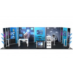 Stand équipé 32 m² 3 cloisons