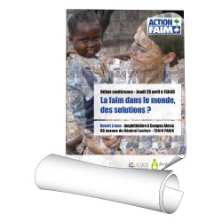 Affiches 34 x 50 cm - papier 135 g couché brillant - 50 ex