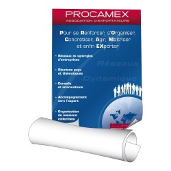 Affiches 40 x 60 cm (A2) - papier 120 g offset blanc - 40 ex