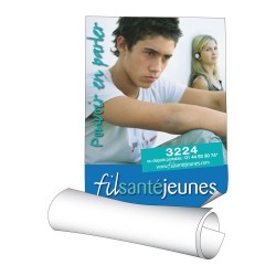 Affiches 40 x 60 cm (A2) - papier 140 g Cyclus Offset - 50 ex