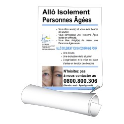 Affiches 50 x 70 cm - papier 135 g couché brillant - 50 ex