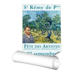 Affiches 120 x 160 cm - papier 120 g M1 ignifugé - 1 ex