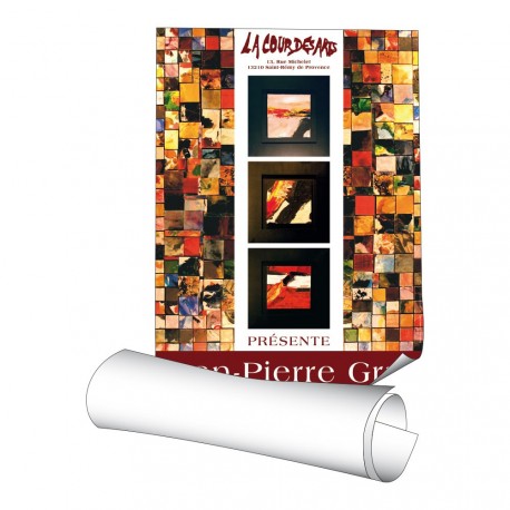 Affiches 120 x 176 cm - papier 135 g demi-mat - 1 ex